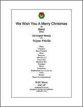 We Wish You A Merry Christmas Concert Band sheet music cover